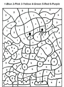 Cool Color By Number Coloring Pages At GetColorings Free