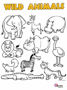 Cool Wild Animal Coloring Pages For Kids The Ultimate Guide