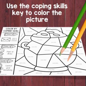 Coping Skills Coloring Pages Printable
