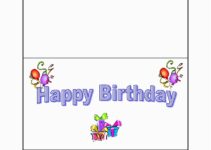 Make A Birthday Card Free Printable