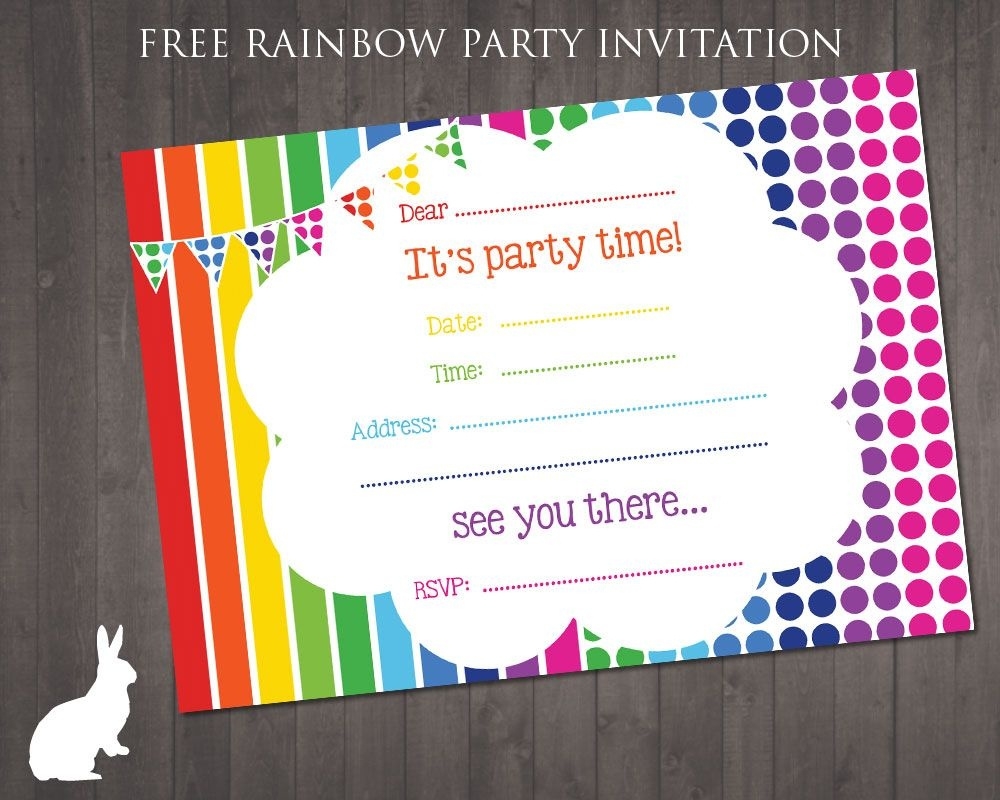 Make Your Own Invitations Free Printable