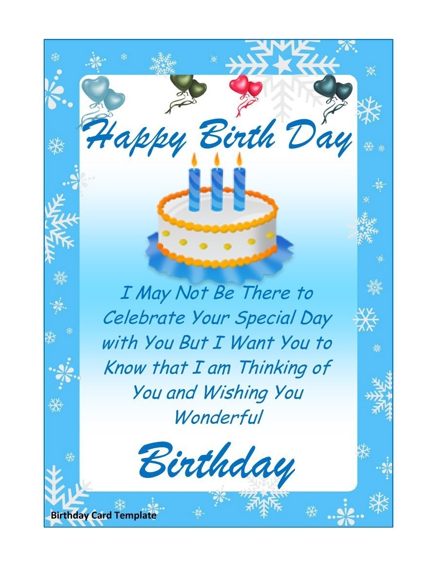Create Your Own Printable Birthday Cards Online For Free Printable 