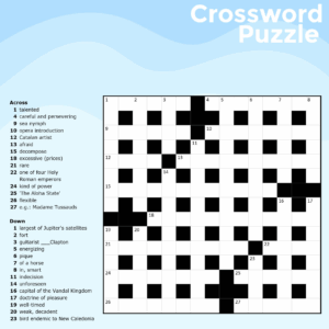 Crosswords For Adults 13 Free PDF Printables Printablee