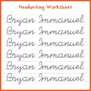 Cursive Name Generator Printable Practice