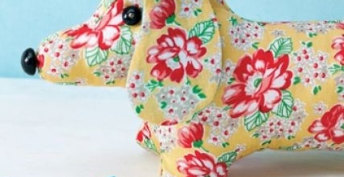 Downloadable Free Printable Dachshund Sewing Pattern
