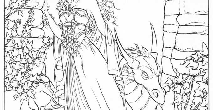 Free Printable Fantasy Coloring Pages For Adults