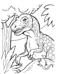 Dinosaurs Coloring Pages T Rex At GetColorings Free Printable