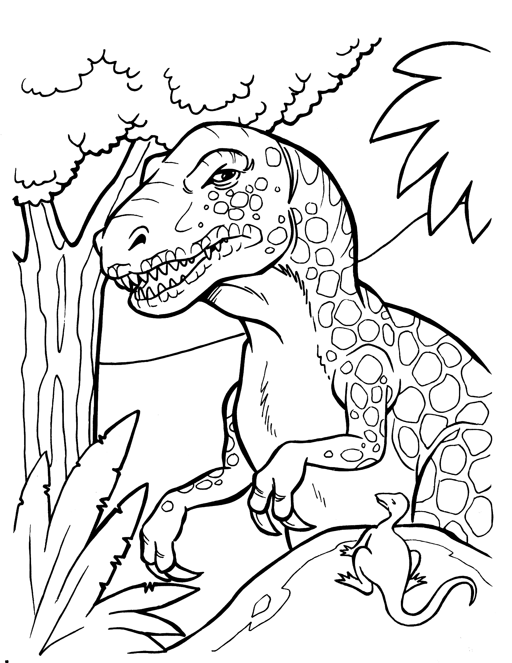 Dinosaurs Coloring Pages T Rex At GetColorings Free Printable 