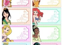 Free Printable Disney Name Tag Template