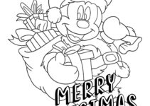 Free Printable Christmas Coloring Pages Disney