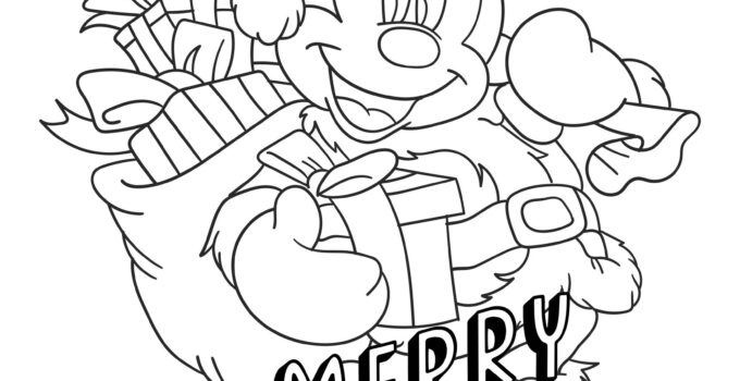 Free Printable Christmas Coloring Pages Disney