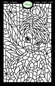 Disney Color By Number Free Printables Disney Mickey And Goffy Color By