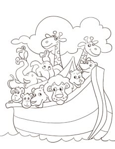 Dive Into The Depths Of Noah 39 s Ark With Free Coloring Pages And