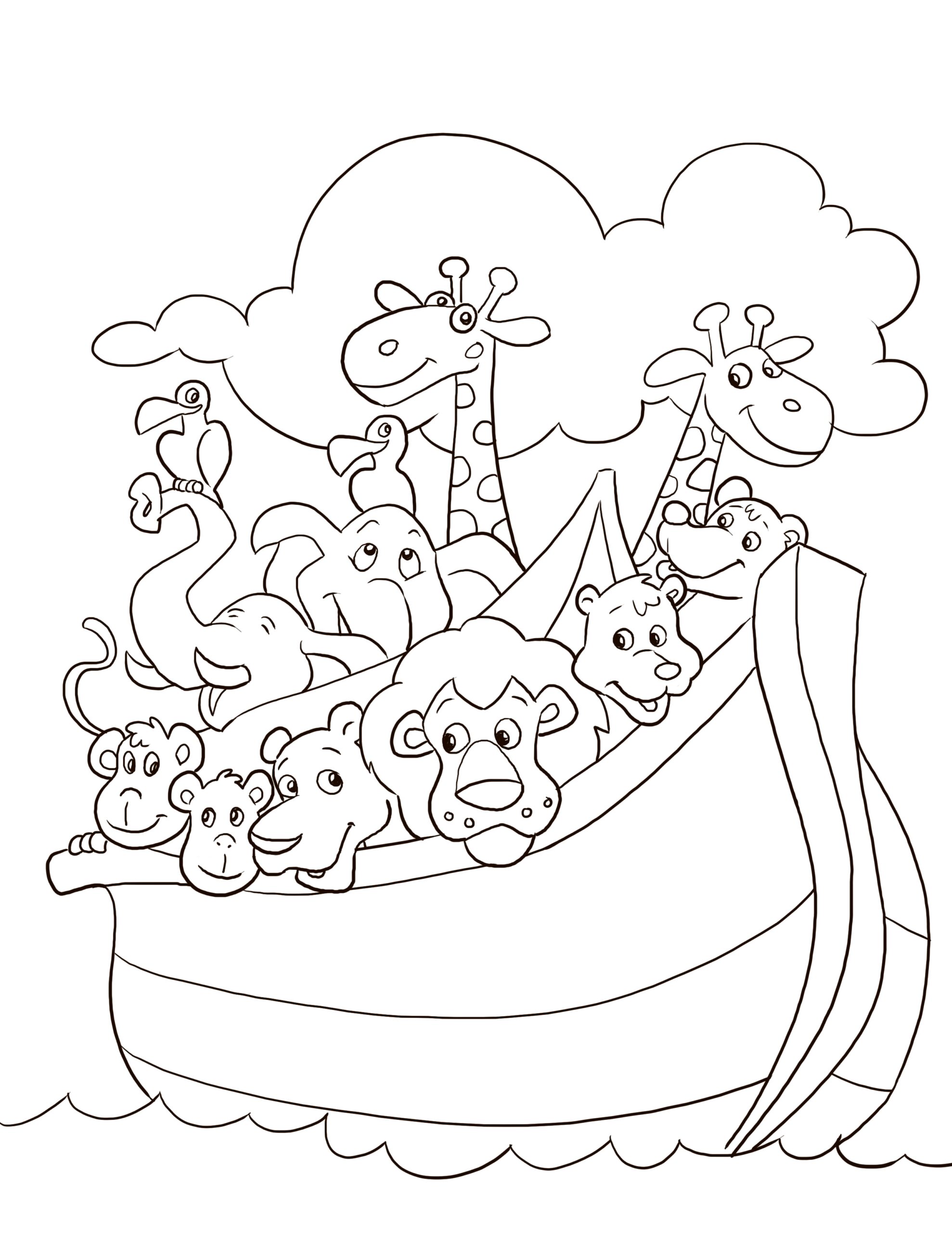Dive Into The Depths Of Noah 39 s Ark With Free Coloring Pages And 