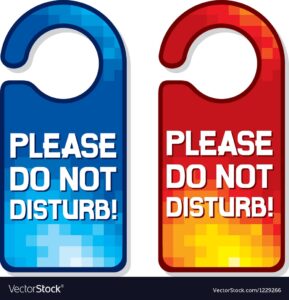 Do Not Disturb Sign Printable