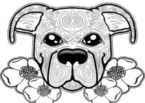 Free Printable Dog Coloring Pages For Adults
