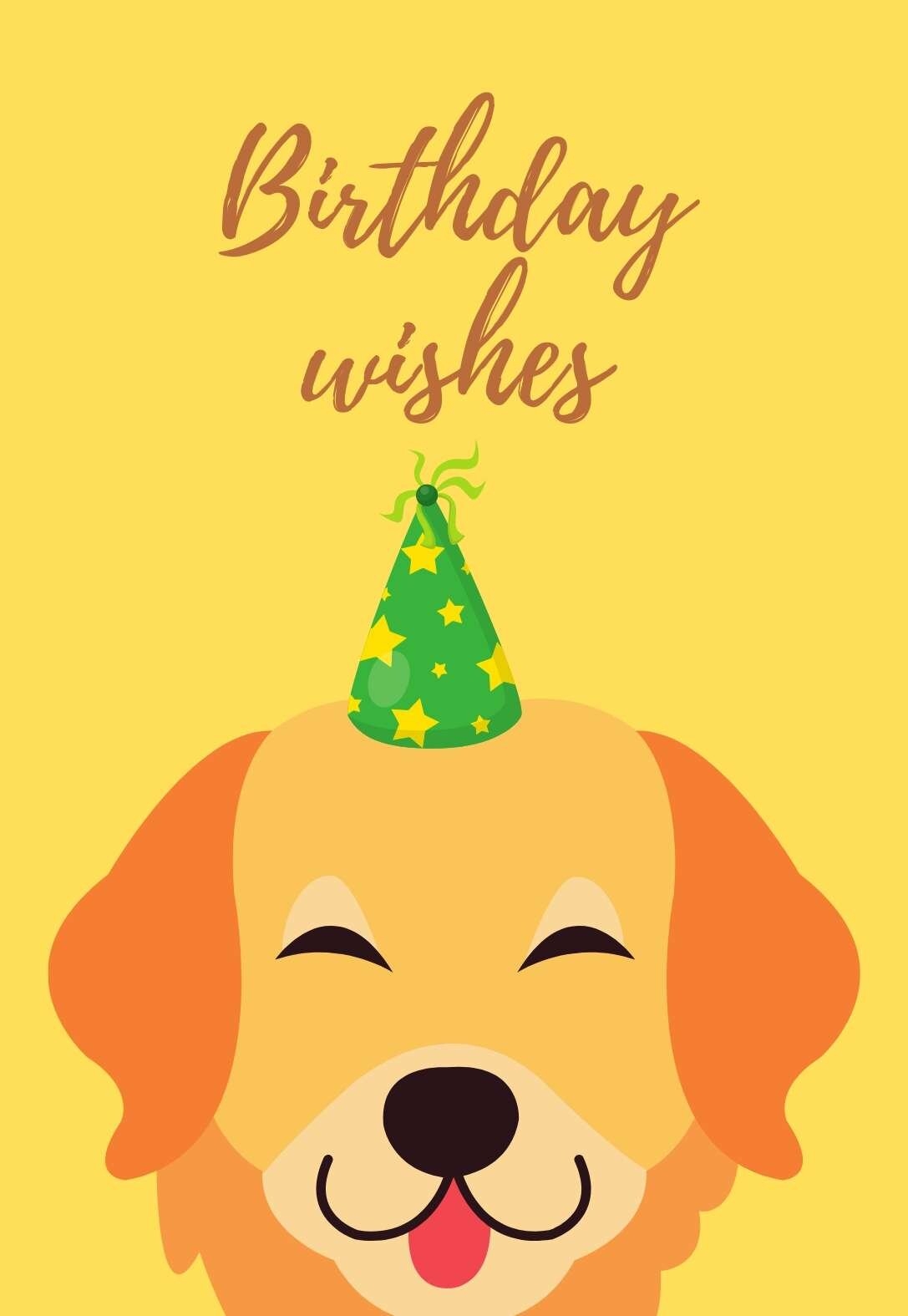 Dog Printable Birthday Cards PRINTBIRTHDAY CARDS