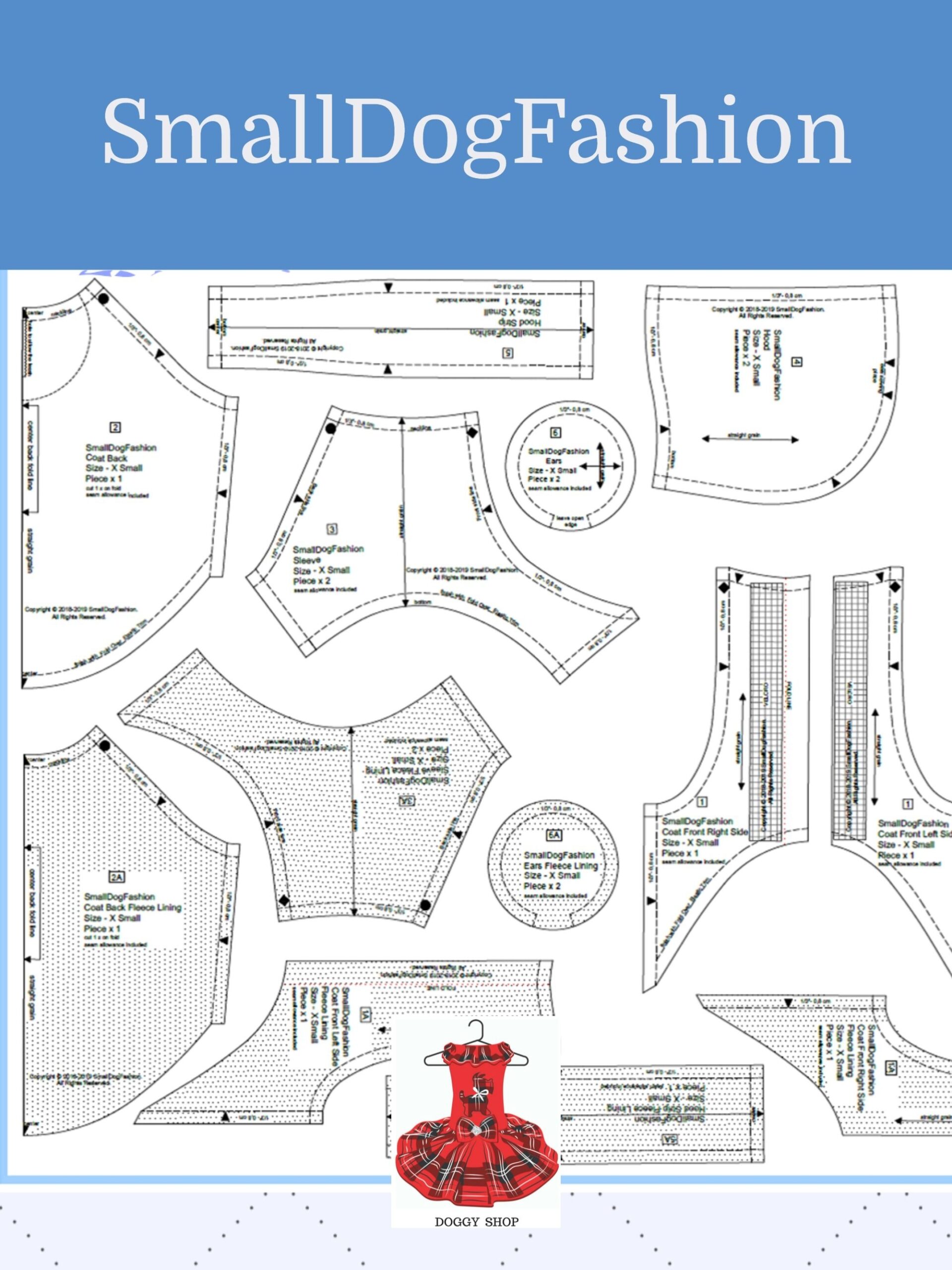 Downloadable Dog Coat Sewing Patterns Free Printable
