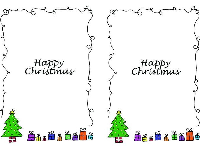 Downloadable Free Printable Christmas Card Inserts Free Printable Card