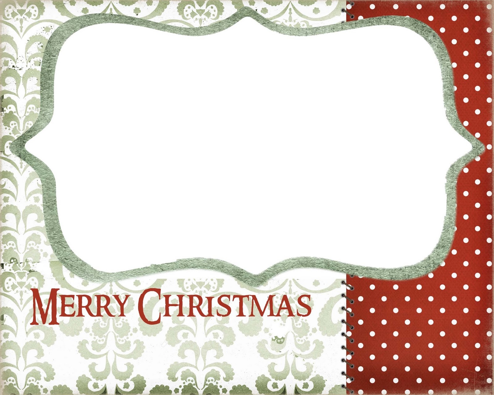 Downloadable Free Printable Christmas Card Inserts