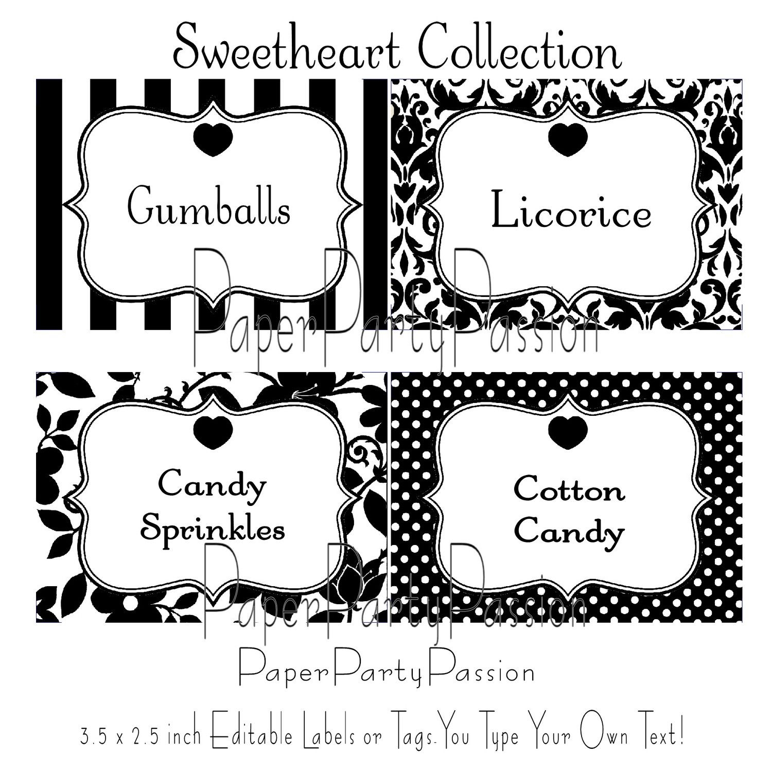 Downloadable Free Printable Food Labels For Buffet Table
