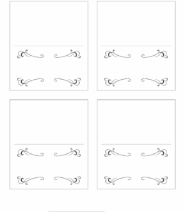 Downloadable Free Printable Place Card Template Click On The Template
