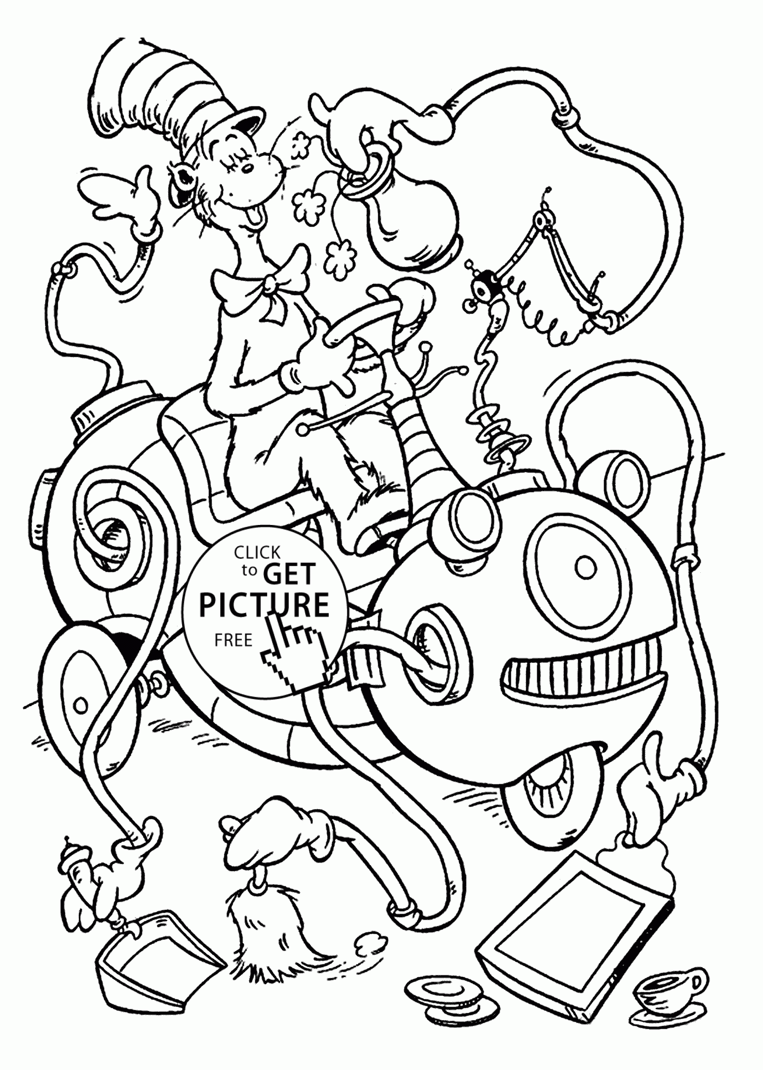 Dr Seuss Free Printable Coloring Pages