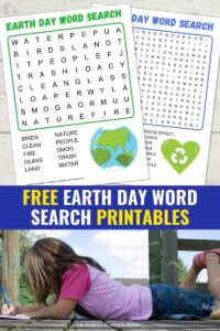 Earth Day Word Search Free Printable