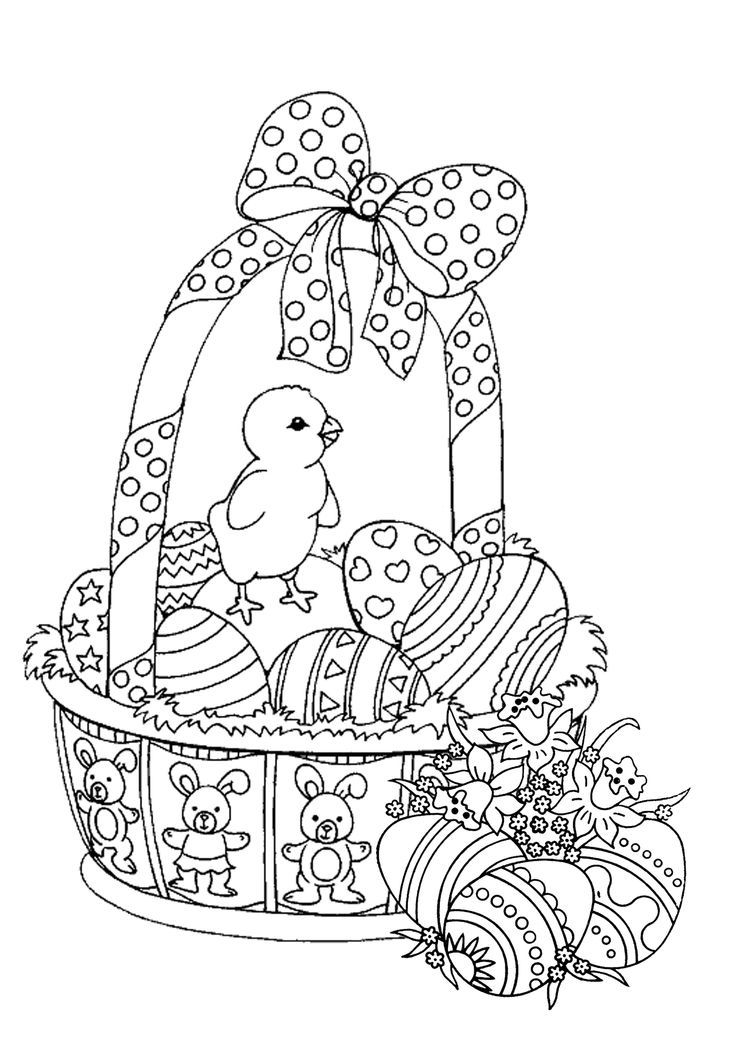 Easter Adult Coloring Pages At GetColorings Free Printable 