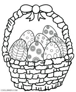 Easter Eggs Colouring Pages To Print At GetColorings Free