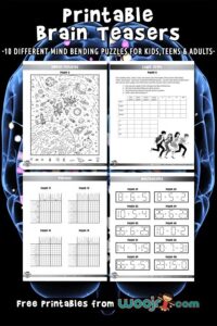 Easy Brain Teasers For Kids Worksheets 99Worksheets