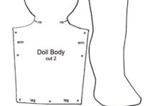 Free Cloth Doll Sewing Pattern Printable