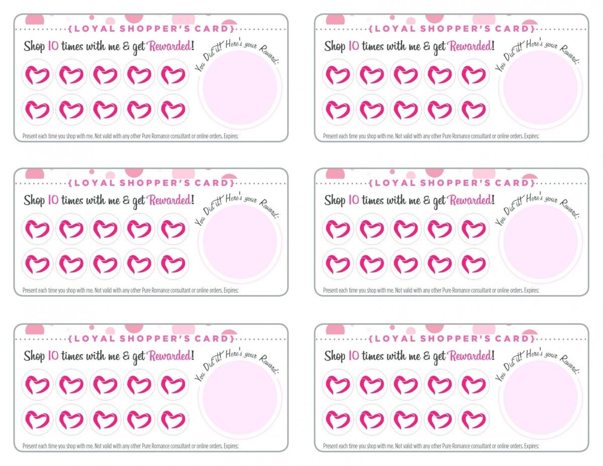 Editable Free Printable Punch Cards Printable And Enjoyable Learning