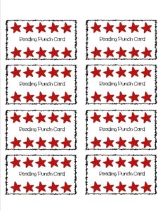 Editable Free Printable Punch Cards Printable And Enjoyable Learning