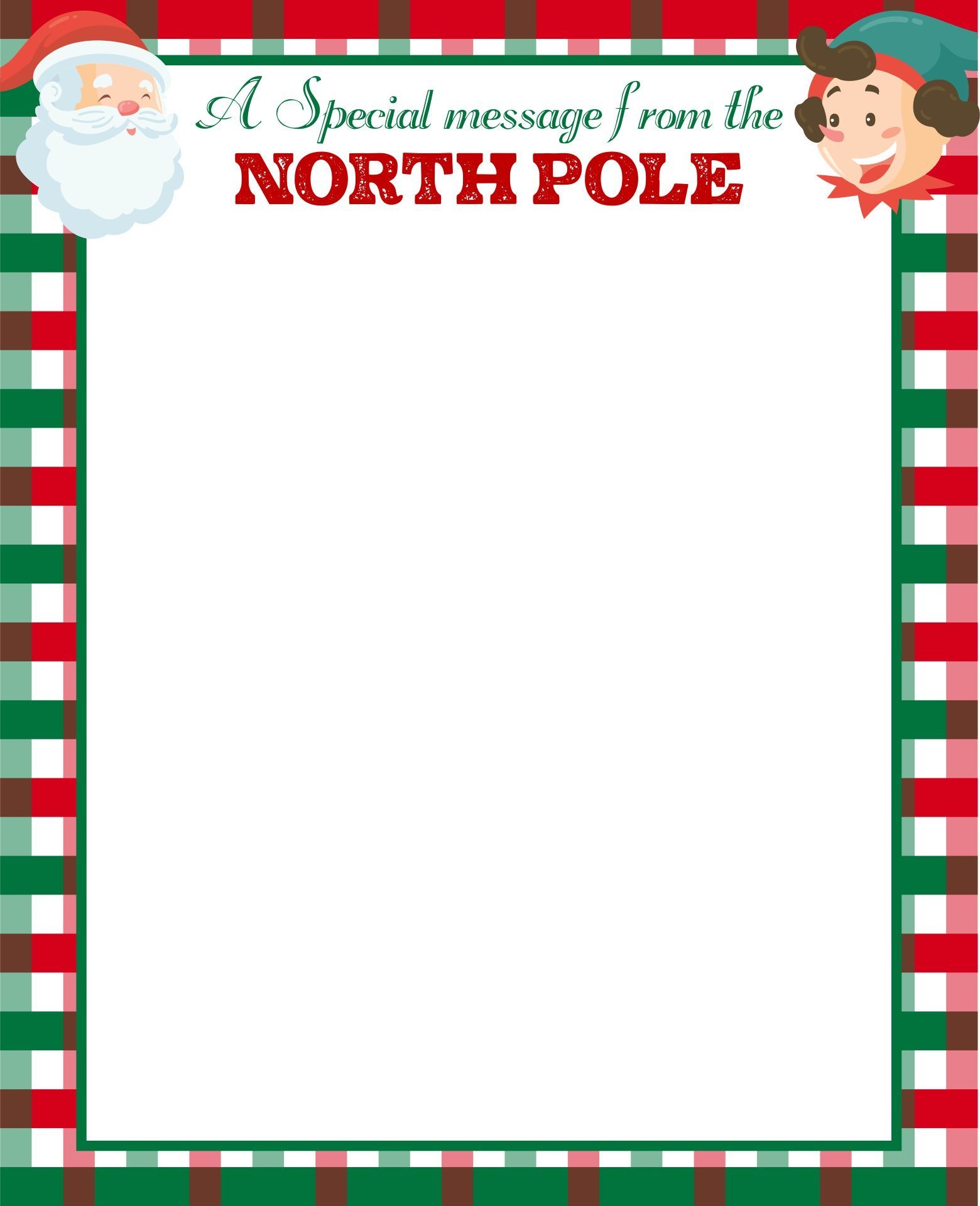 Free Printable Elf On The Shelf Border