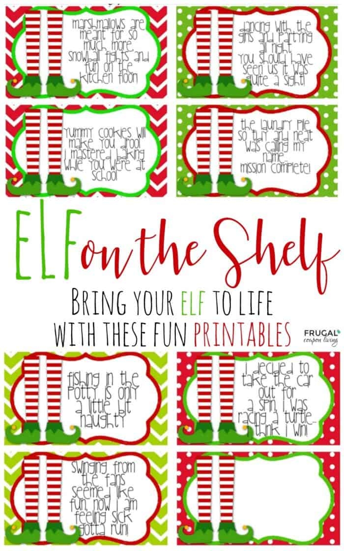 Free Elf On The Shelf Printable