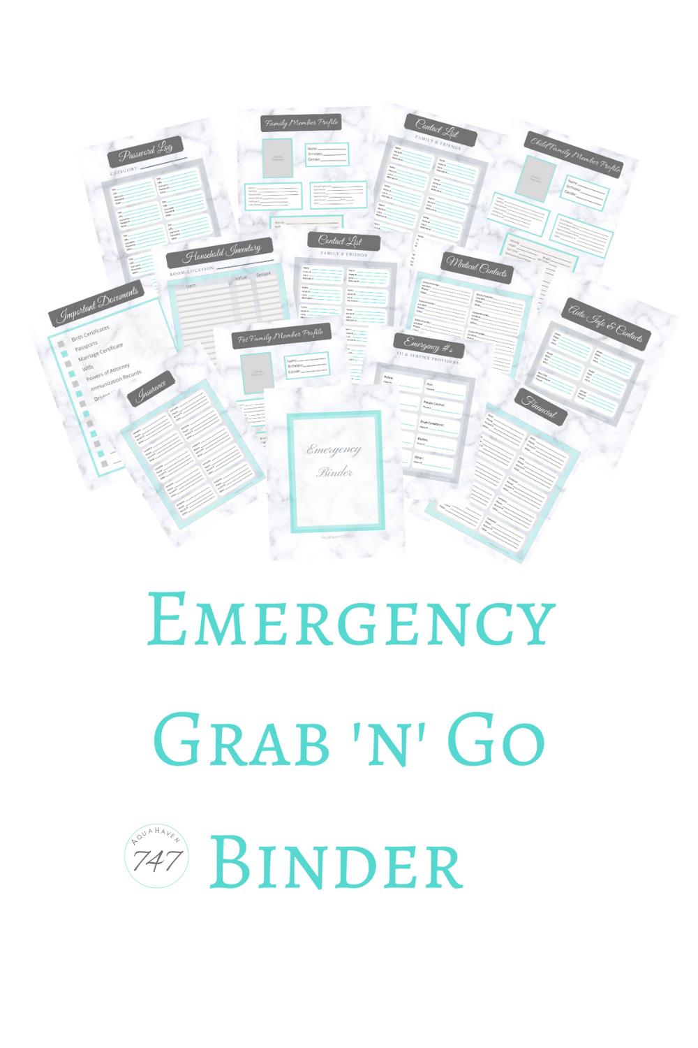 Free Grab And Go Binder Printable