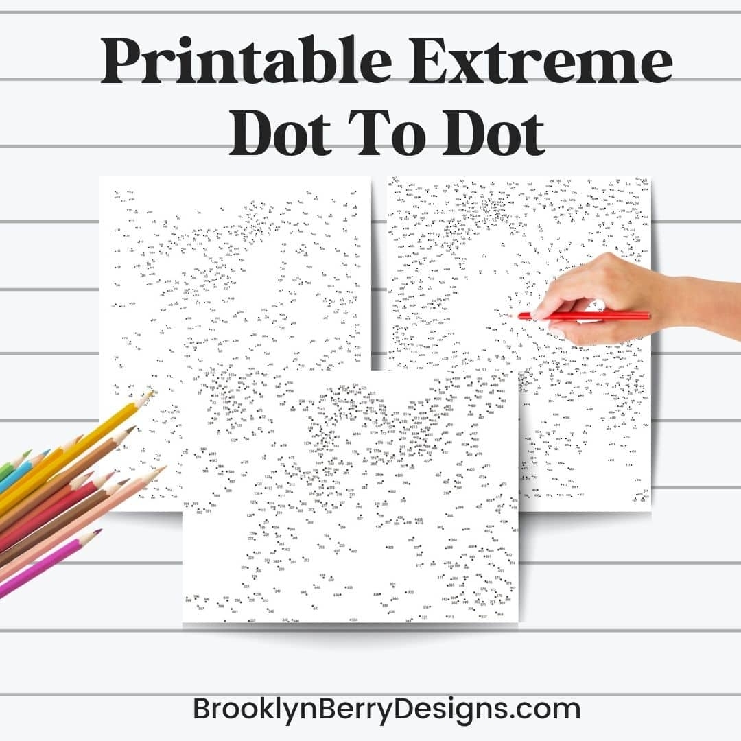 Extreme Dot To Dot Free Printables For Adults