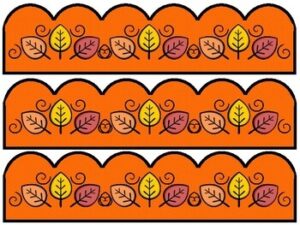 Fall Bulletin Board Border By Fun Teach TPT