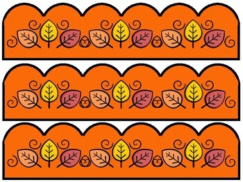 Fall Bulletin Board Border By Fun Teach TPT