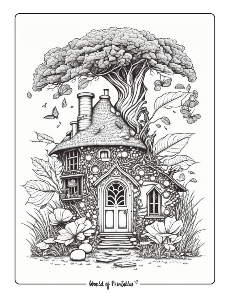 Free Printable Fantasy Coloring Pages For Adults