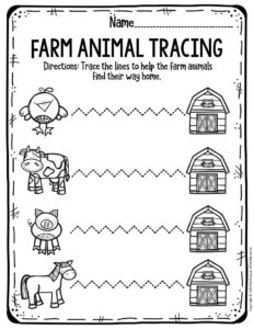 Farm Activities For Preschool Printables