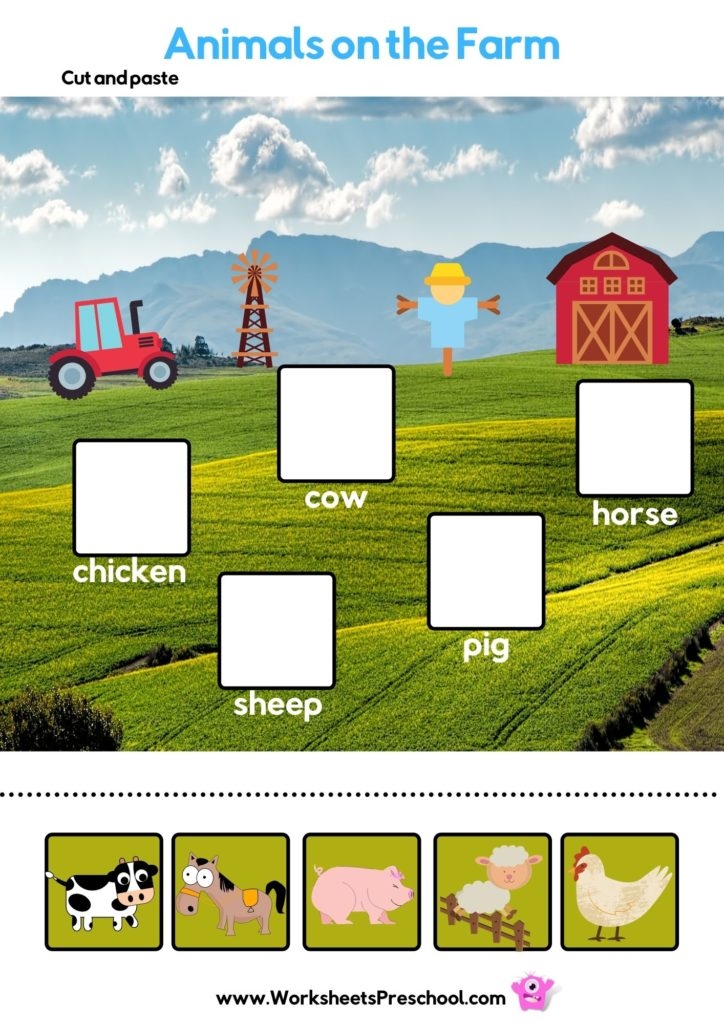 Farm Preschool Activities 12 Free Printable PDFs For Farm Animals