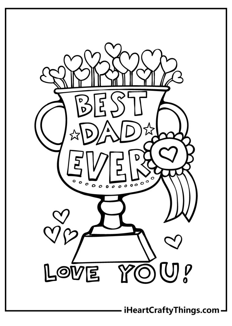 Father s Day Coloring Pages 100 Free Printables 2025