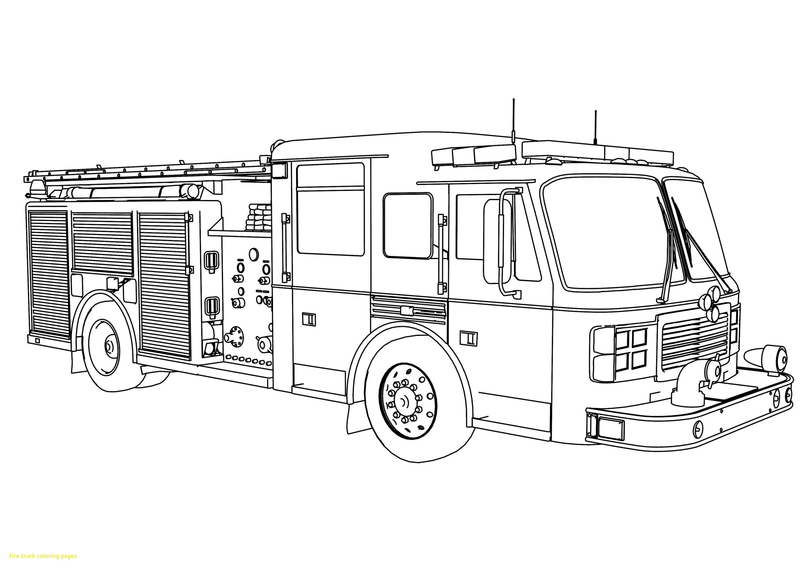 Fire Truck Coloring Pages Pdf At GetColorings Free Printable 