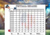 Free Printable 100 Square Football Board