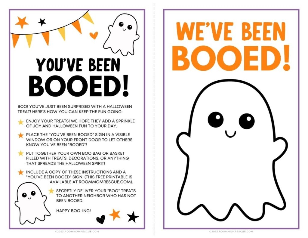 For Halloween Boo Signs To Print