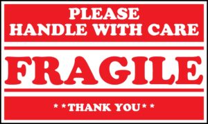 Fragile Please Handle With Care 5 quot X 3 quot Shipping Labels SCL536