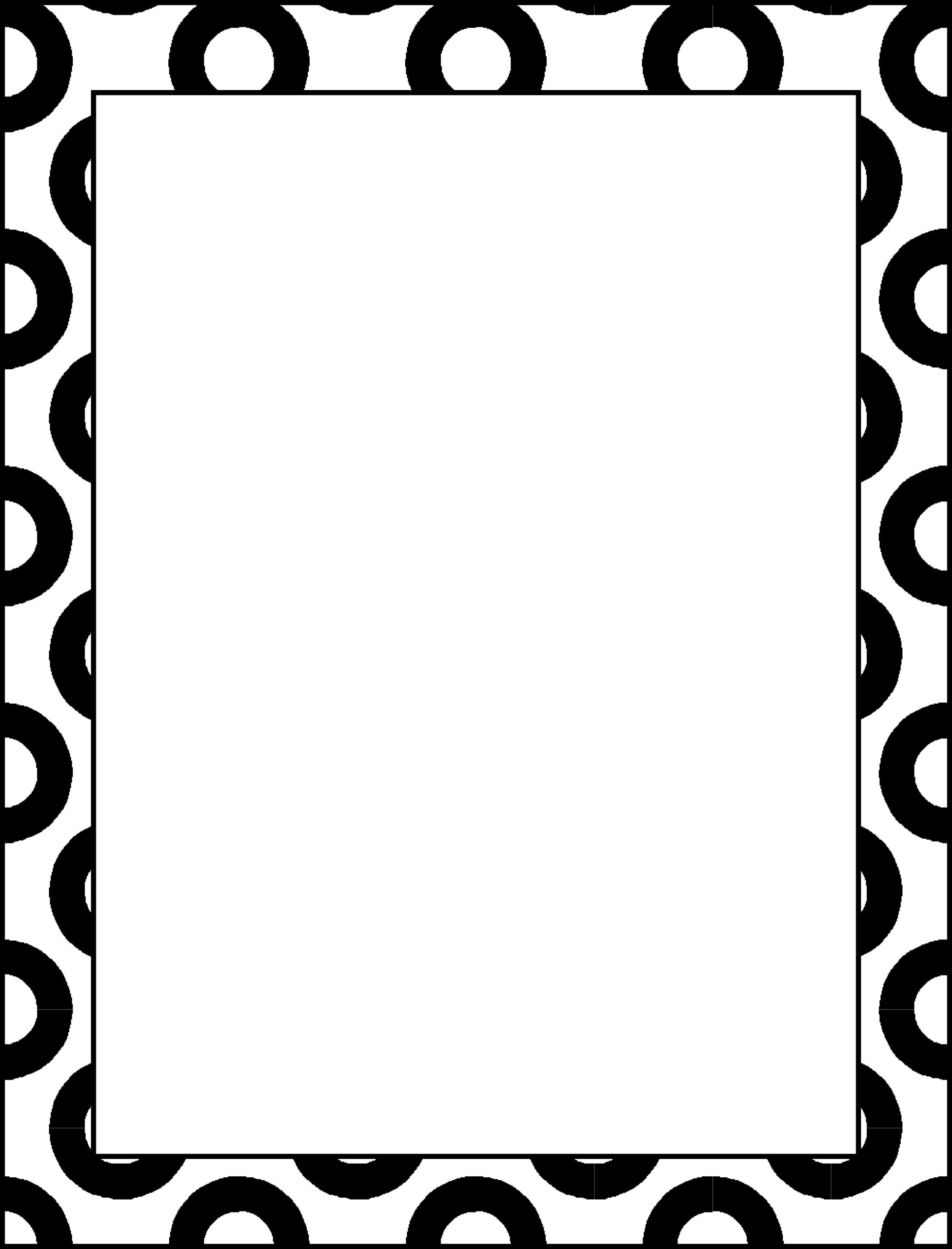 Free Beautiful Borders And Frames For Projects Black And White 