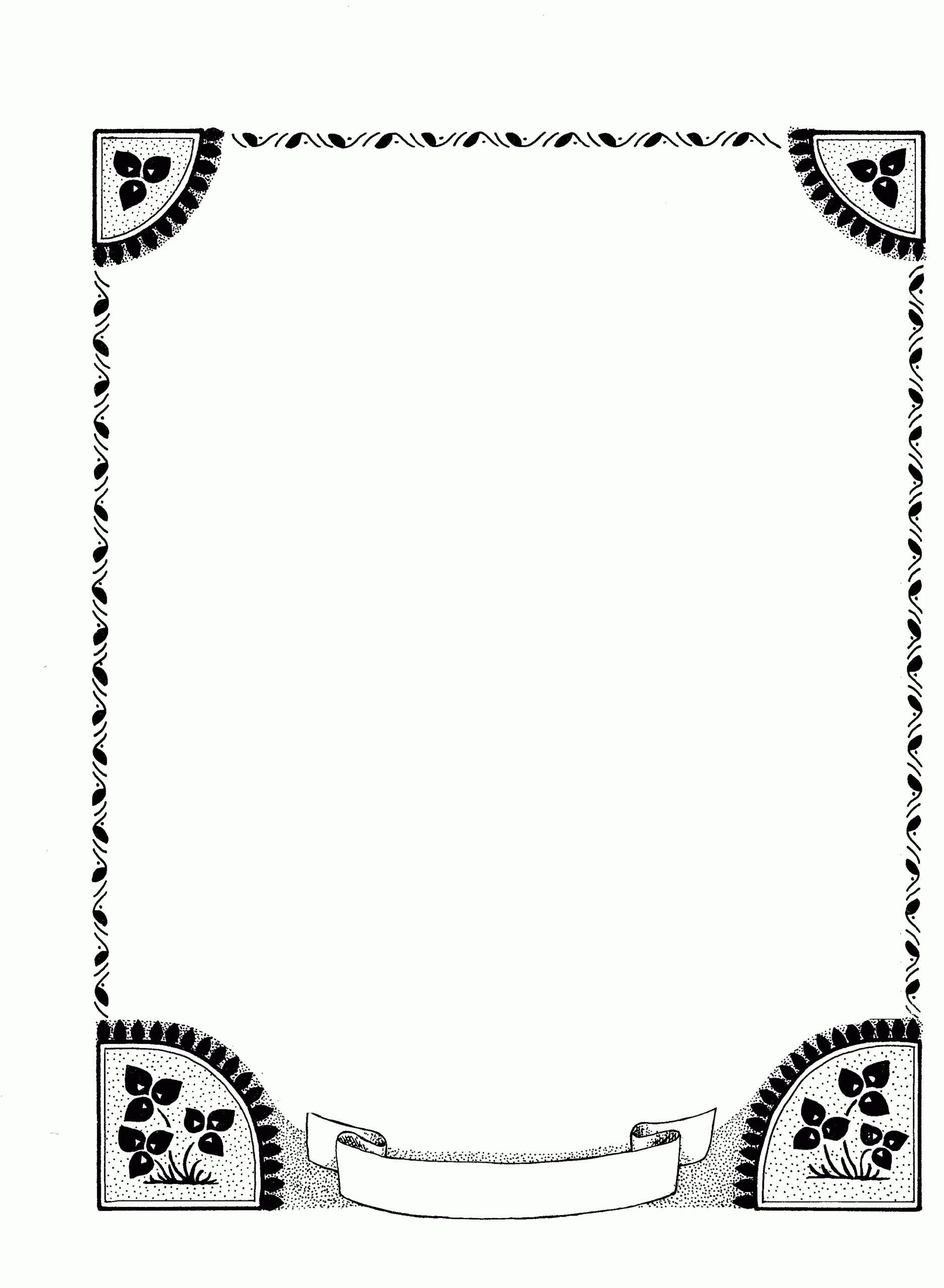 Free Black And White Page Borders Download Free Black And White Page 
